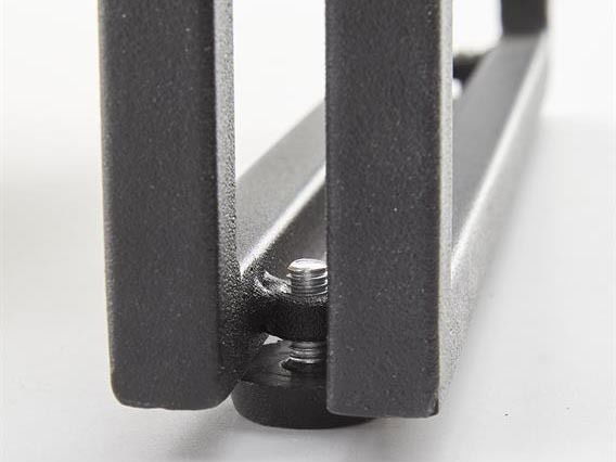 Regál Booker (přírodní dřevo + černá)