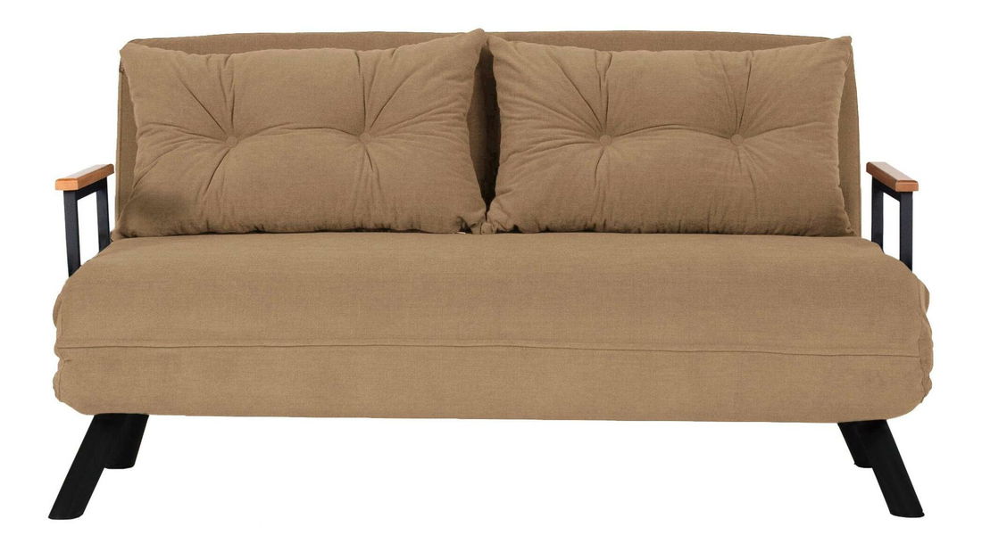 Pohovka futon Sandy (světlohnědá)