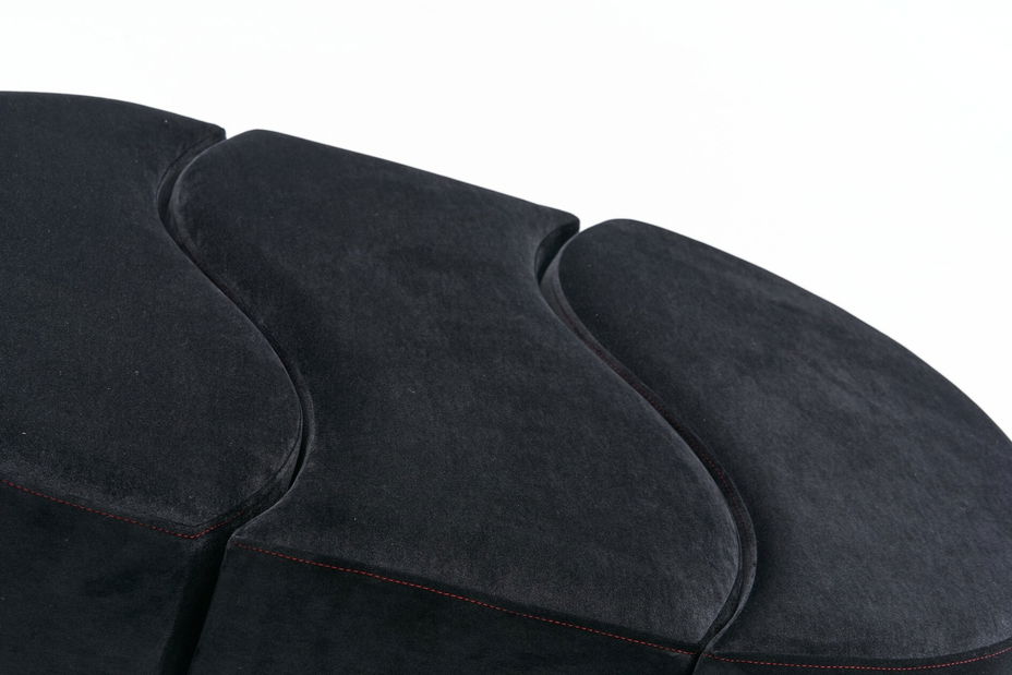 Taburetka Acrab (antracit + růžová)