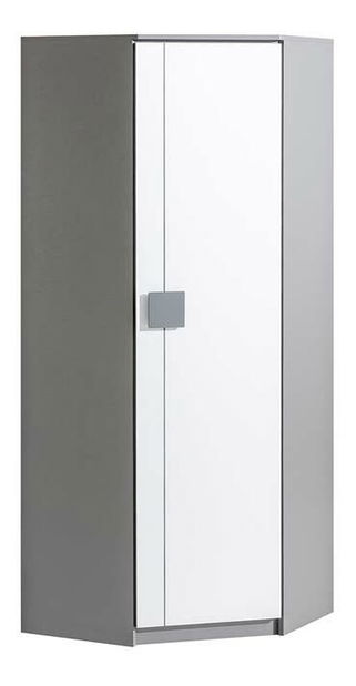 Rohová šatní skříň Gemo G7