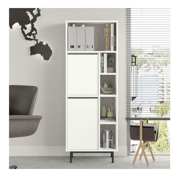 Regál Otto 10 B (bílá + černá)