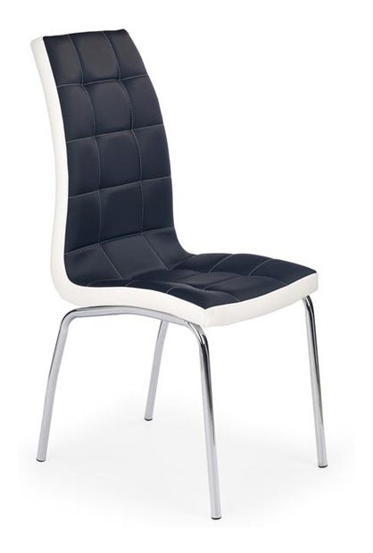 Jídelní židle Adis (černá + bílá)