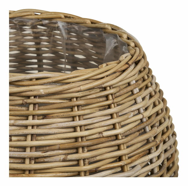 Set 2 ks proutěných květináčů Mmitinaora (přírodní)