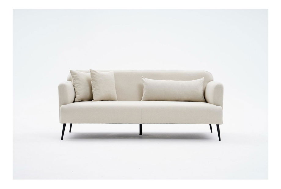 Pohovka trojsedačka Revosatta (krémová + černá)