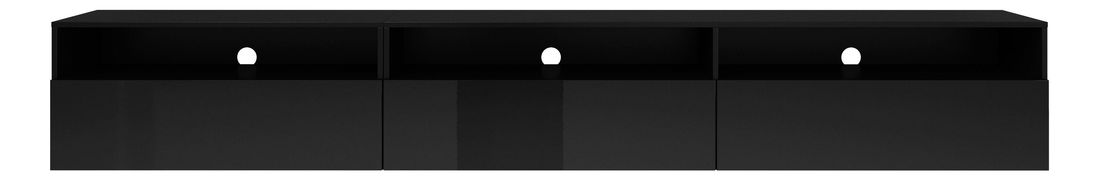 TV stolek Alease Typ 40 (černá + lesk černý)