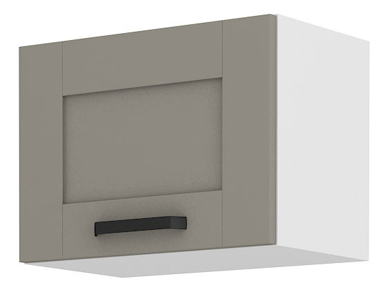 Horní kuchyňská skříňka Lucid 50 GU 36 1F (claygrey + bílá)