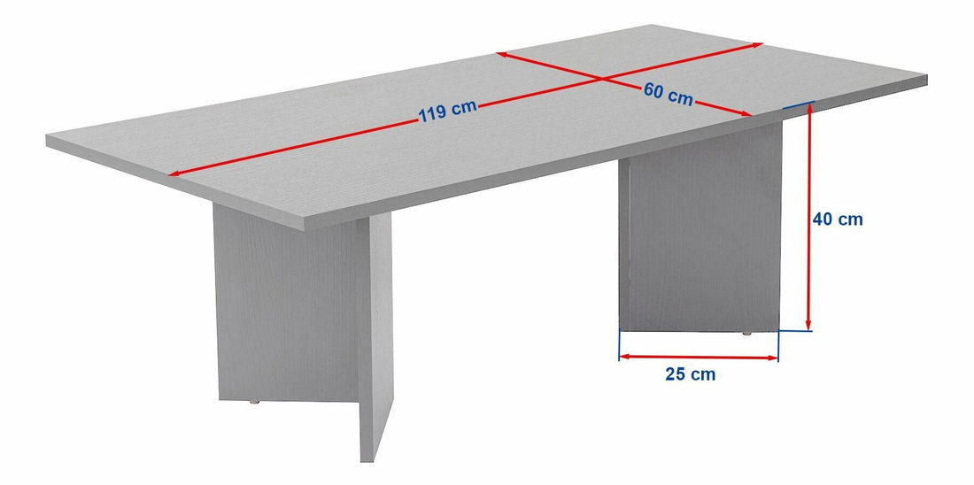 Set konferenčních stolků Savrina (travertin)