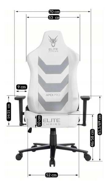 Herní křeslo Agrario (bílá)