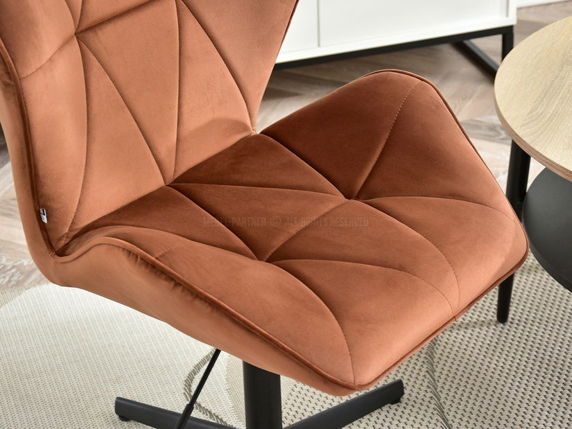 Křeslo Velma S (měděná + černá)