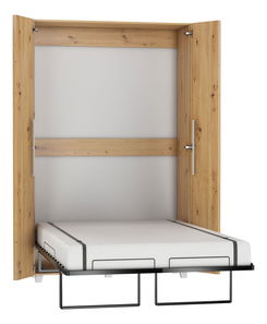 Sklápěcí postel 120 Todd (dub artisan) (vertikální)