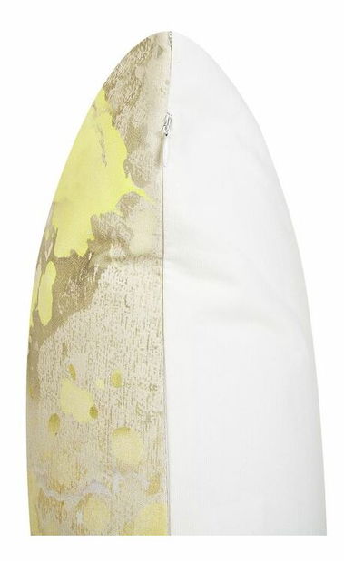 Sada 2 ozdobných polštářů 45 x 45 cm Pachirra (žlutá)