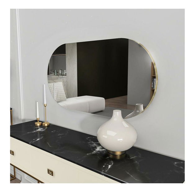 Zrcadlo Nekada (transparentní + zlatá) *bazar