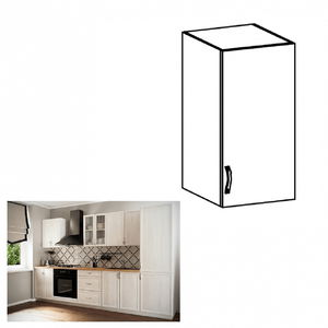 Horní kuchyňská skříňka G40P Sillina (sosna andersen)