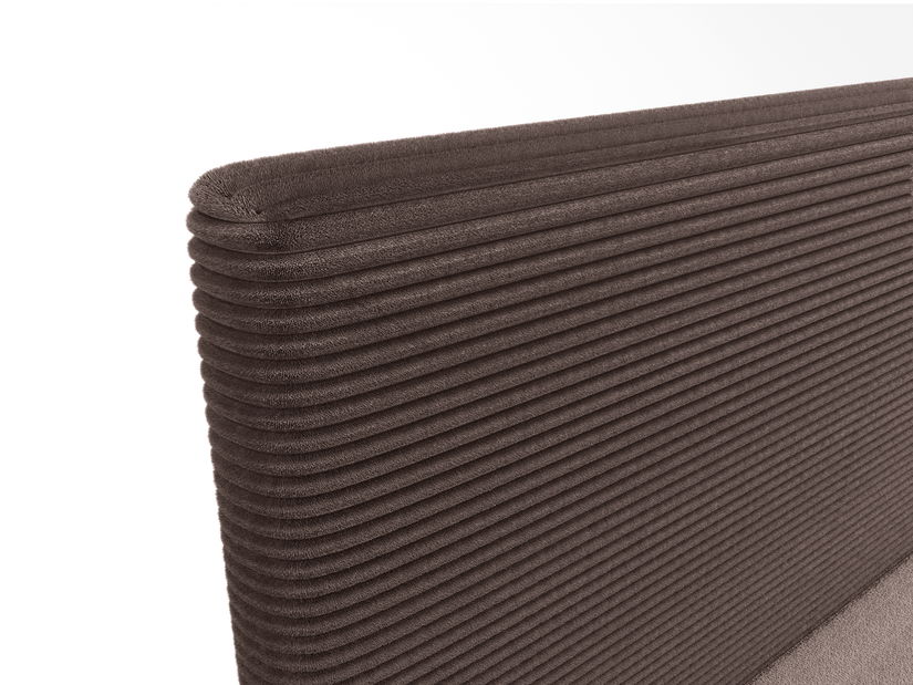 Jednolůžková postel 80 cm Napoli Bonell (hnědá) (s roštem, bez úl. prostoru)