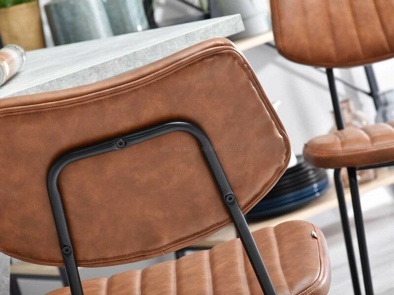 Židle Hugo (hnědá + černá)