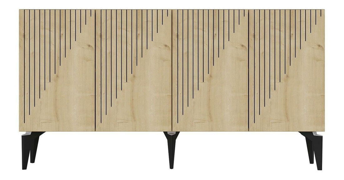 Skříňka Tomune 3 (dub safírový)