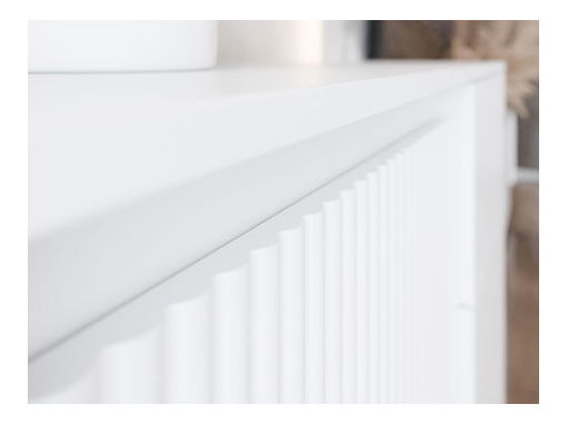 TV skříňka/stolek s elektrickým krbem Somkera EF (kašmír)