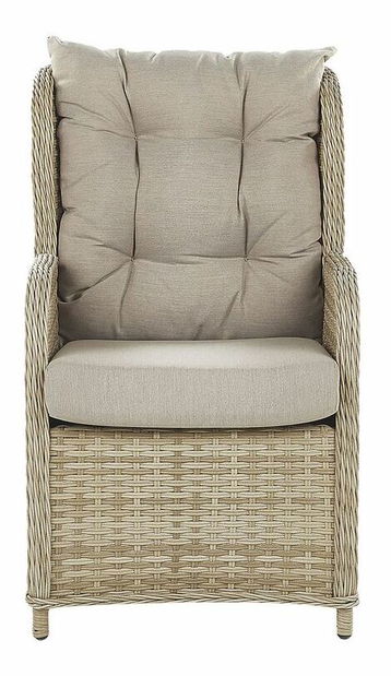 Zahradní set POZZO (béžová) (pro 2 osoby)