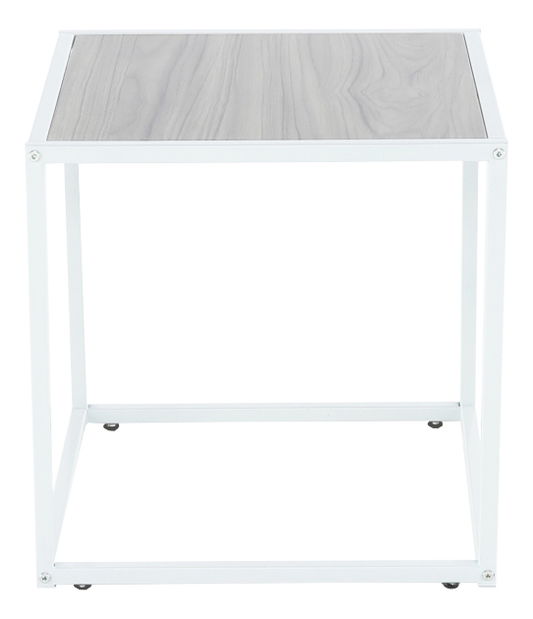 Příruční stolek Jakli typ 2 (dub + bílá)