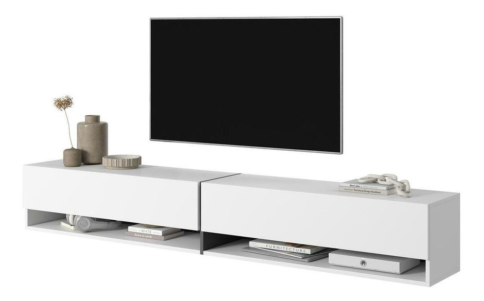 TV skříňka/stolek Myrtha 200 (bílá)
