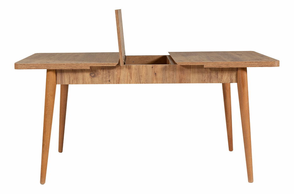 Jídelní set Vlasta 1 (borovice antlantic + šedá) (pro 4 osoby)