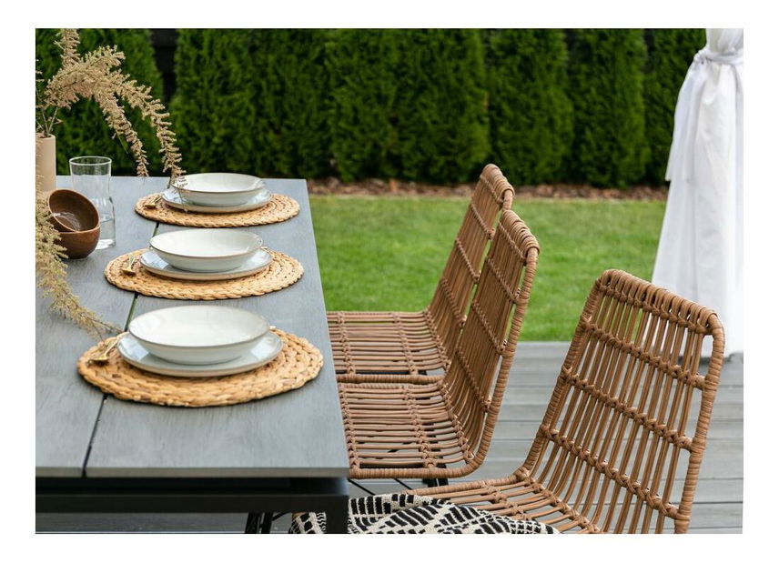 Zahradní židle Albriamo (přírodní)