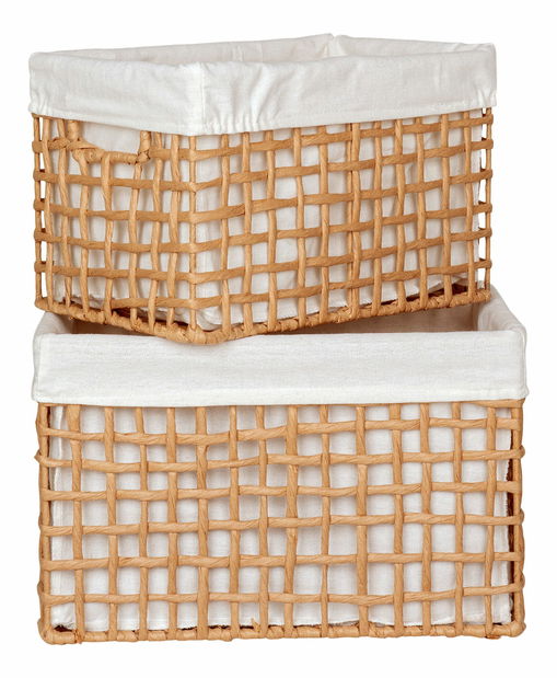 Set 2 ks košíků Banriaora (přírodní)