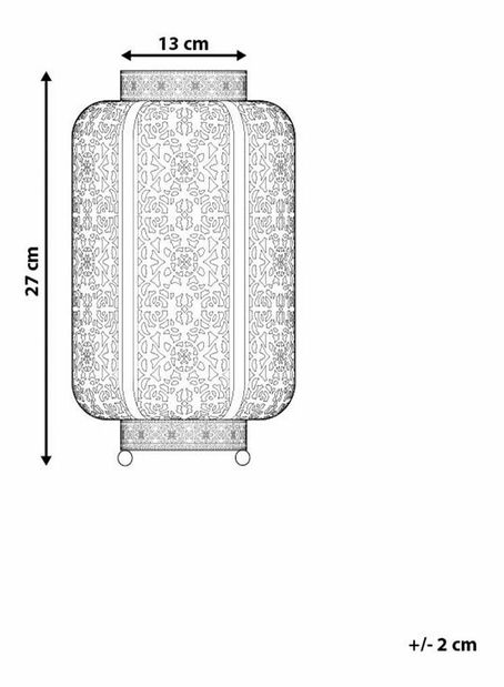 Stolní lampa Soles (krémová)