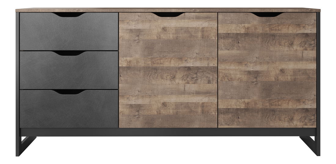 Komoda Adrissa D (dub sand grande + matera)