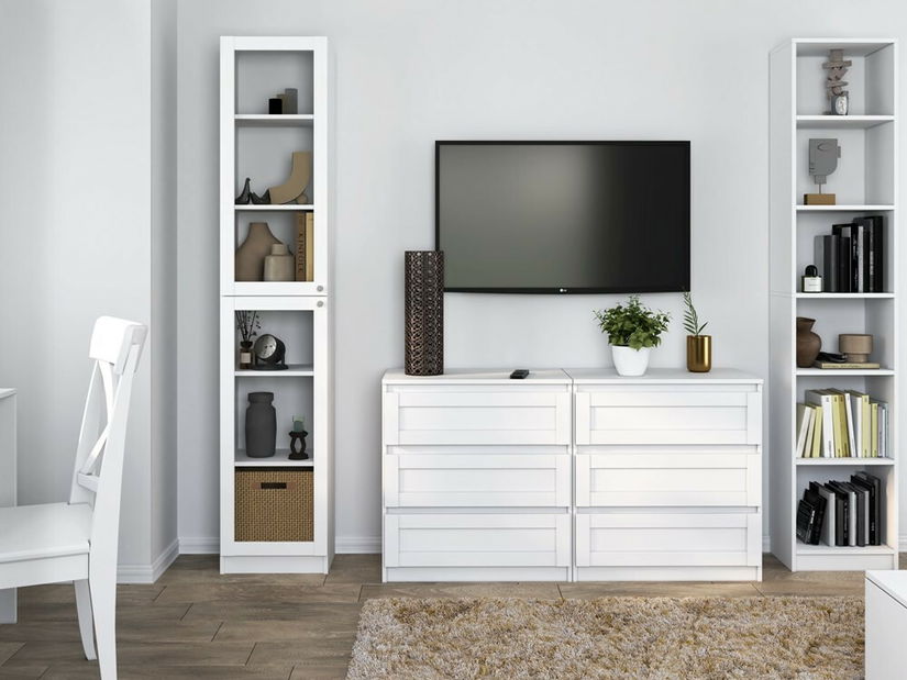 Vitrína Preposso 1 (bílá)