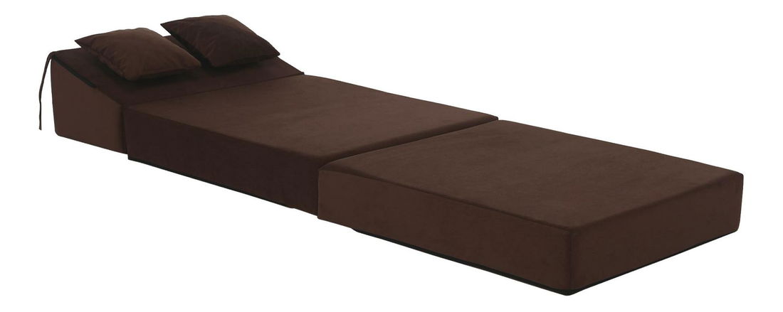 Rozkládací křeslo Plantearan (tmavě hnědá)