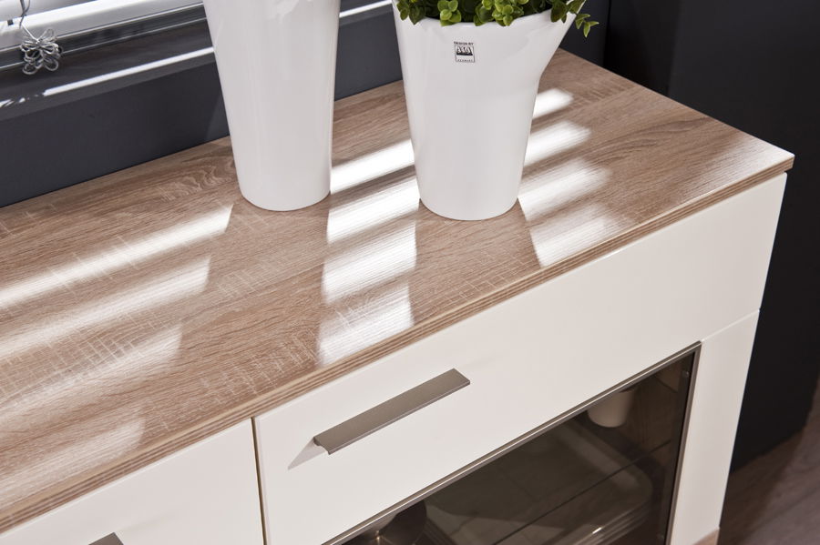 Obývací stěna Decodom Stadium K 03 dub bardolino + lesk vanilka