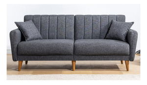 Třísedačka Adriene (Tmavá šedá)