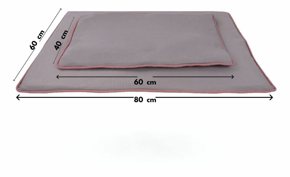 Pelíšek pro domácí zvíře Thermoa (růžová) 40 x 60 cm