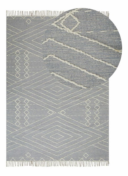 Koberec 160 x 230 cm Khenif (šedá)