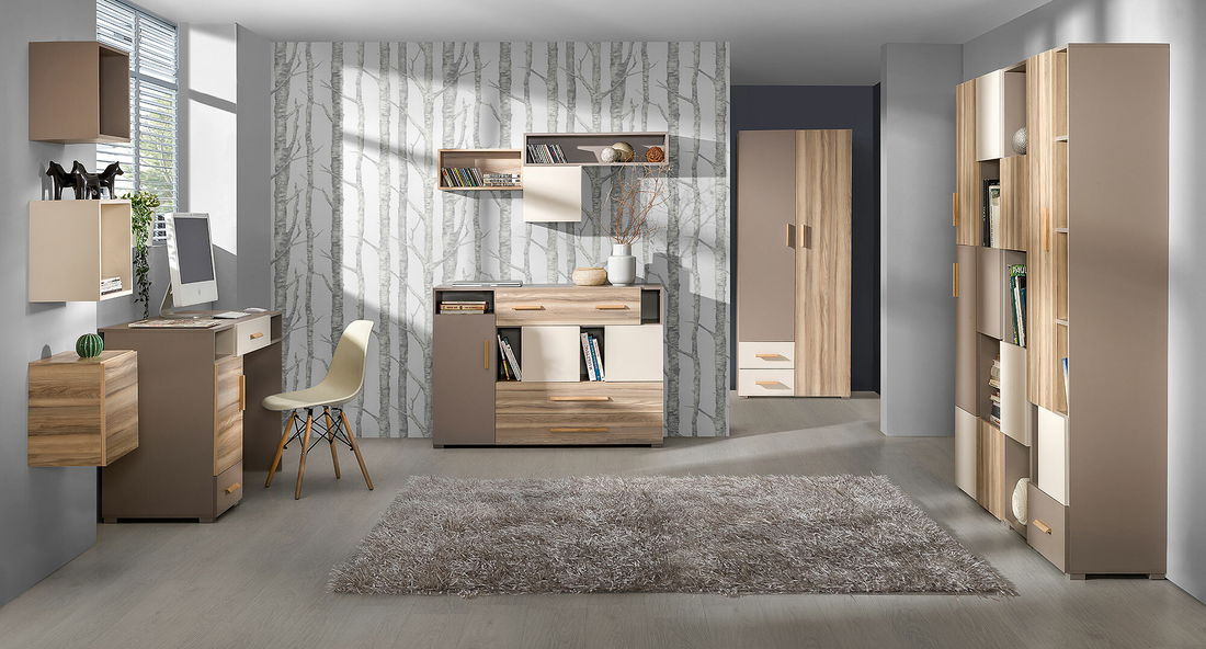 Skříňka na stěnu Kit 11 (jasan Ladoga)