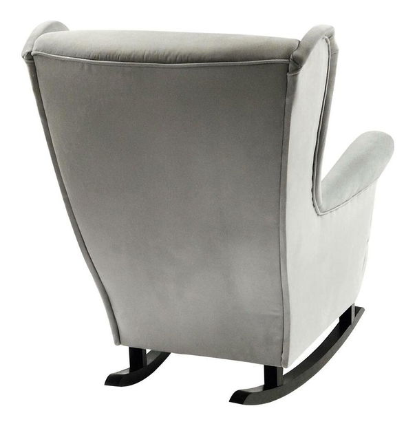 Houpací křeslo ušák Trasmitirle (šedá + černá)