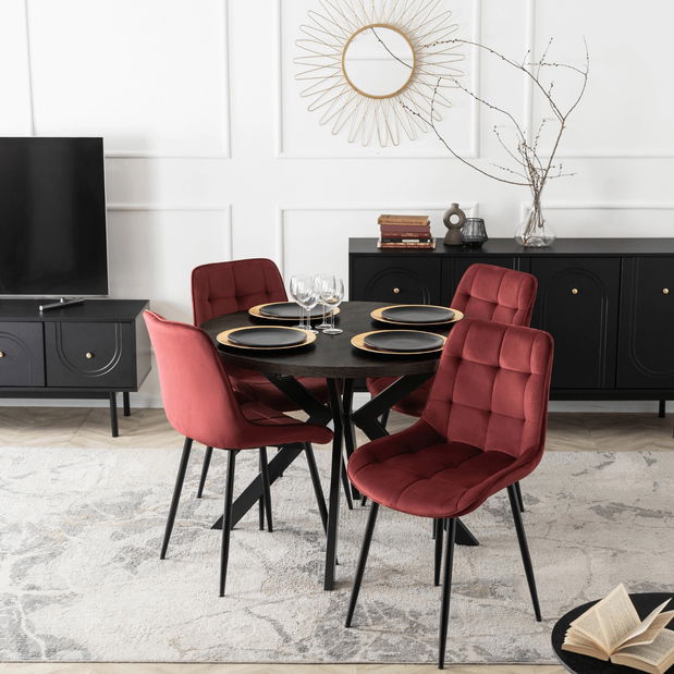  Jídelní židle Clavar (bordó)