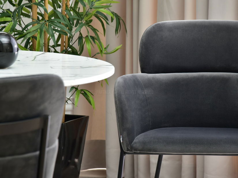 Židle Baggie K (grafit + černá)