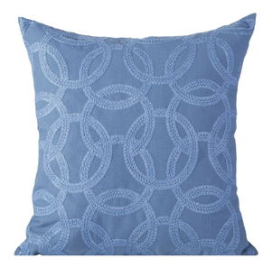 Ozdobný polštář 45x45 cm Tisa (světle modrá) (2 ks)