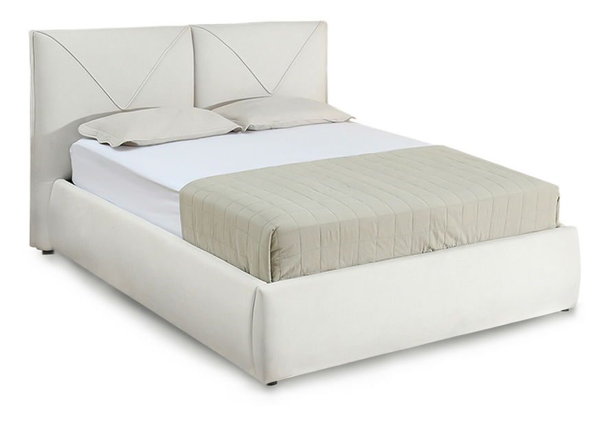 Manželská postel 160 cm Verdadera 160 (krémová)