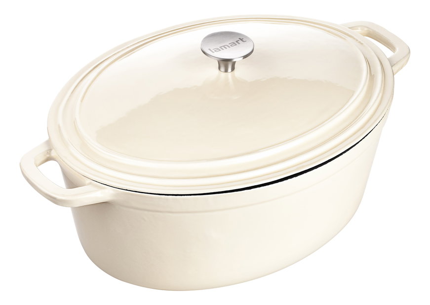 Hrnec Lamart Iron 33cm (krémová)