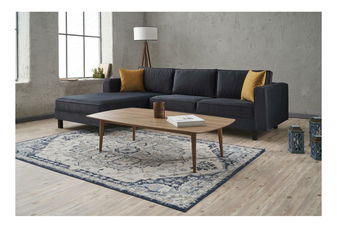 Rohová sedačka Kalen 1 (L) (antracit samet)