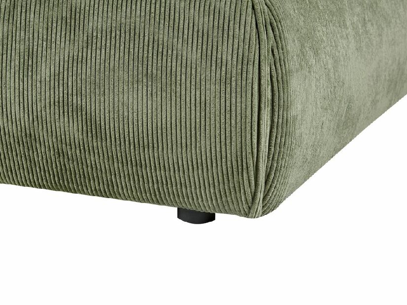 Manželská postel 160 cm Vetiver (zelená) (s roštem)