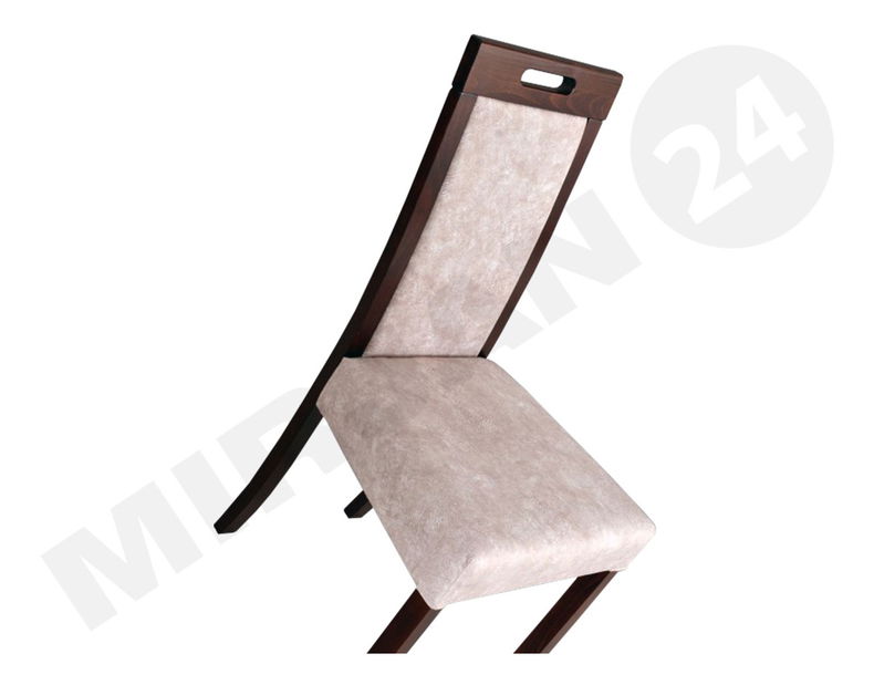 Jídelní židle Hellen V (hnědá + ořech)