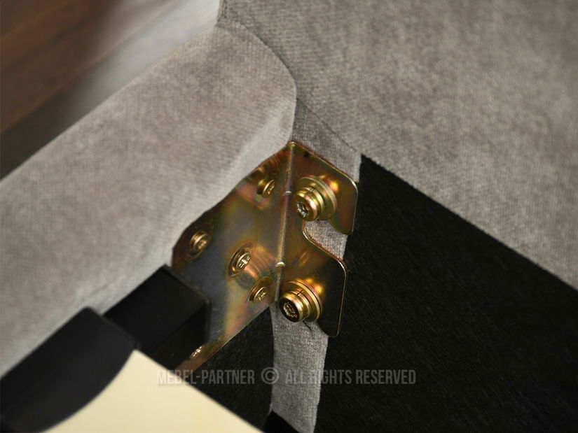 Manželská postel 180 cm Creame 180 (šedá + černá)