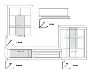 Obývací stěna Verena 7