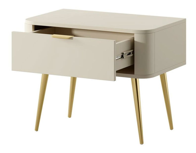 Noční stolek Ovenia O6 (béžová)