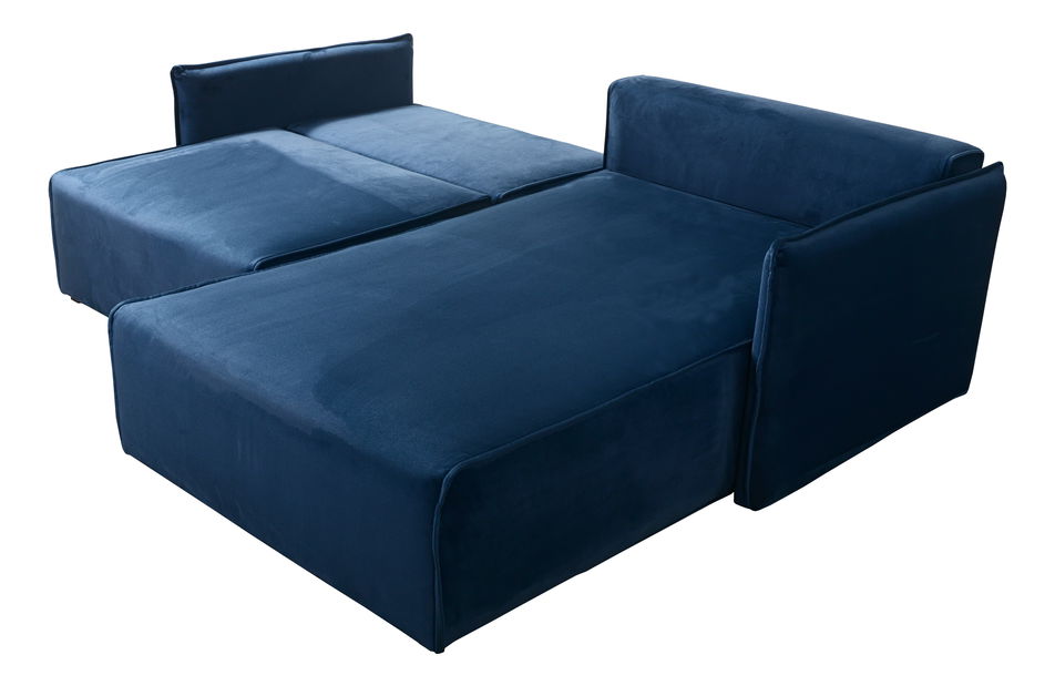 Rohová sedačka Leonaro (modrá) (P)