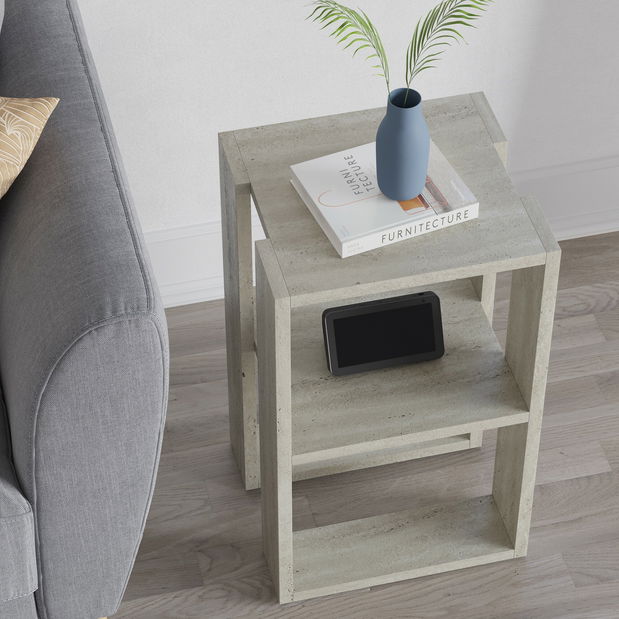 Noční stolek Lonkly (travertin)